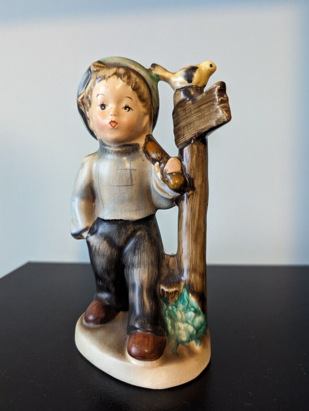 Napco Figurine Vagabond AH1B Runaway Vintage Hand Painted Boy1950s MCM Retro